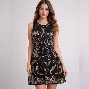 Elegant Black Lace Dress